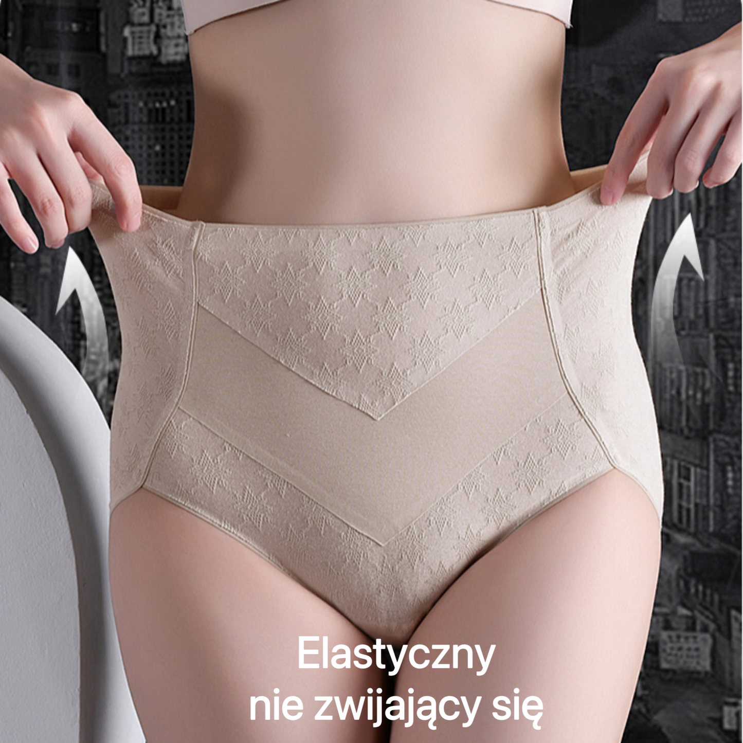 Triumph - 4 Pary Wysokiej Jakości Bawełnianych Majtek z Wysokim Stanem i Uroczym Nadrukiem w Gwiazdki, Bezpłatna Wysyłka