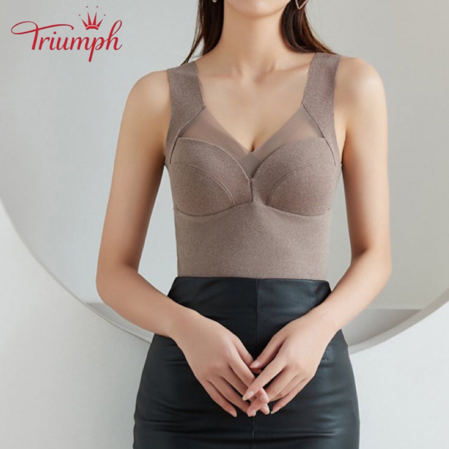 Triumph 3-pak Bielizny Termoaktywnej, Dodatkowo Aksamitnej, Utrzymuj Ciepło, Super Rozciągliwej, Z Wkładką na Klatkę Piersiową