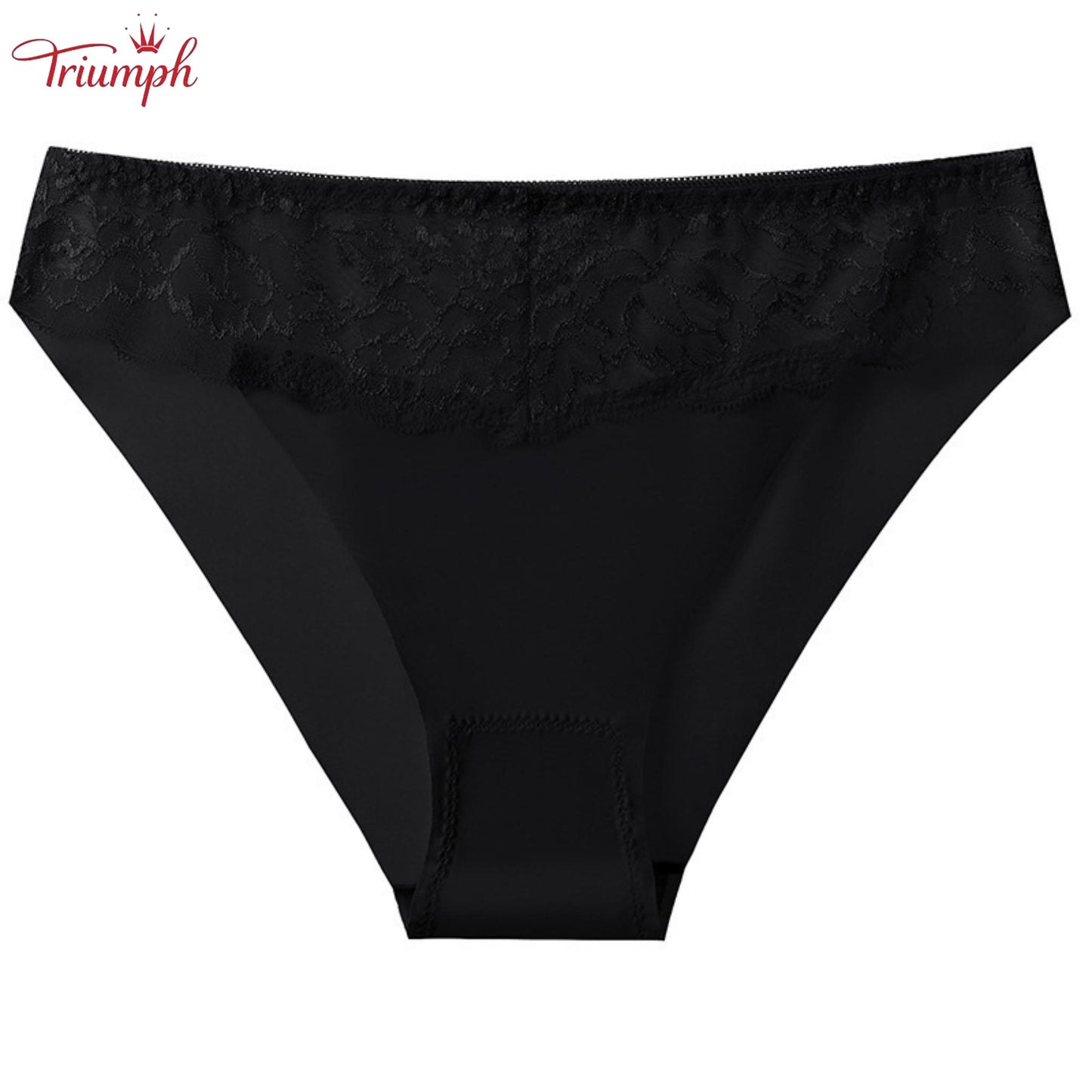 Triumph - Darmowa Wysyłka,Koronkowe Figi w Zestawie 4 Sztuki,Jedwab i Bawełna,4 Kolory,40-85 kg i Więcej