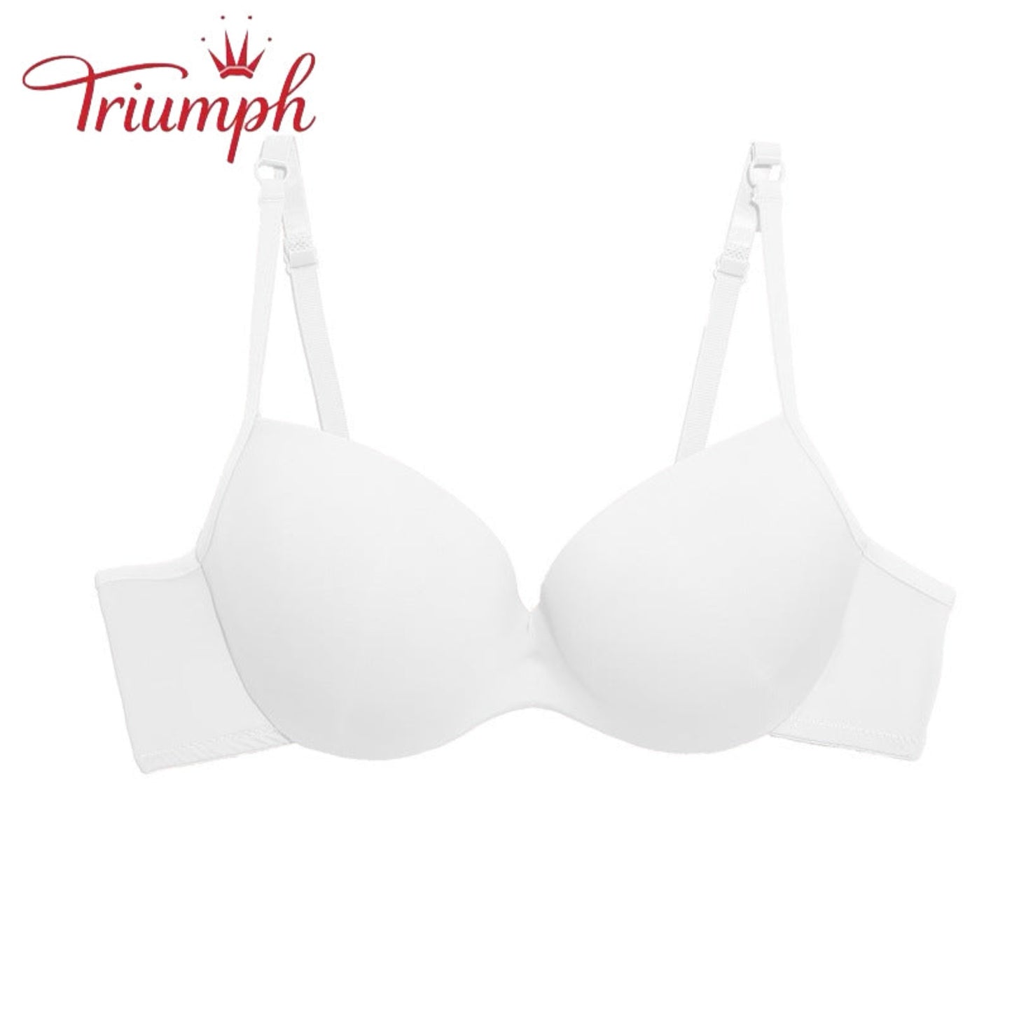Triumph Damski Biustonosz z Gąbką, Bezpłatna Wysyłka, 3-Pakowy Biustonosz Push-Up, Oddychający, Lekki