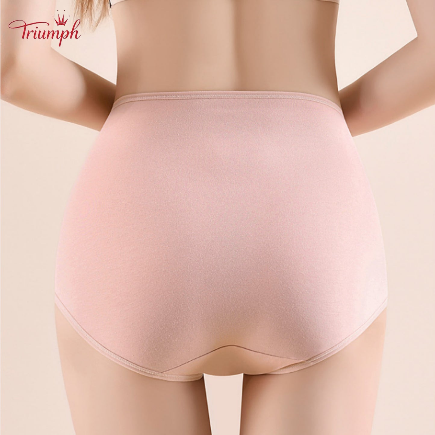 Triumph - 4 Sztuki Bawełnianych Majtek, Modelujących Brzuch, Podnoszących Pośladki, Darmowa dostawa