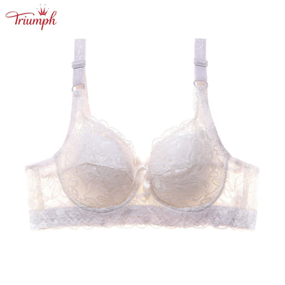 Triumph - Darmowa Wysyłka，3-Pak Koronkowego Biustonosza Push-Up，Lekkie i Oddychające