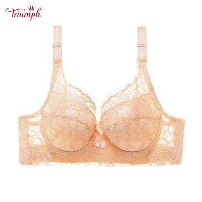 Triumph - Darmowa Wysyłka，3-Pak Koronkowego Biustonosza Push-Up，Lekkie i Oddychające