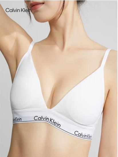 “Calvin Klein” Seksowny komplet bielizny, miękki bawełniany biustonosz i majtki, odpowiedni dla dużych i małych piersi, odpowiedni na każdą porę roku