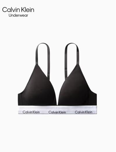 “Calvin Klein” Seksowny komplet bielizny, miękki bawełniany biustonosz i majtki, odpowiedni dla dużych i małych piersi, odpowiedni na każdą porę roku