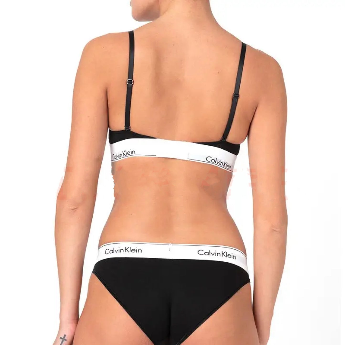“Calvin Klein” Seksowny komplet bielizny, miękki bawełniany biustonosz i majtki, odpowiedni dla dużych i małych piersi, odpowiedni na każdą porę roku