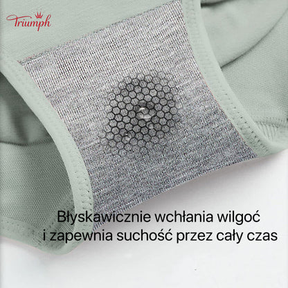 Triumph 5-Pak-Bezpłatna Wysyłka-Damska Bielizna Termoaktywna Wyszczuplająca Brzuch Bielizna Modelująca Sredni Wysoki Stan Bardzo Obcisła Seksowna Bielizna Grafenowa