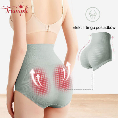 Triumph 5-Pak-Bezpłatna Wysyłka-Damska Bielizna Termoaktywna Wyszczuplająca Brzuch Bielizna Modelująca Sredni Wysoki Stan Bardzo Obcisła Seksowna Bielizna Grafenowa