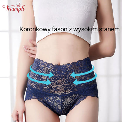 Triumph - Seksowne Koronkowe Majtki w Zestawie 4 Sztuki，Darmowa Wysyłka，Popularna Koronka，Luksusowy，Nadaje się do 40-110 kg