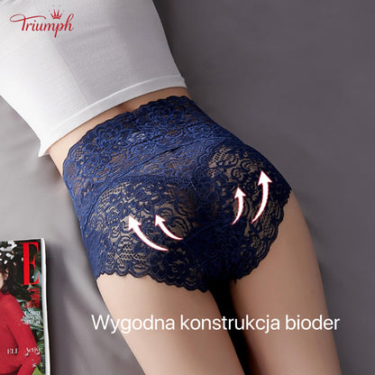 Triumph - Seksowne Koronkowe Majtki w Zestawie 4 Sztuki，Darmowa Wysyłka，Popularna Koronka，Luksusowy，Nadaje się do 40-110 kg