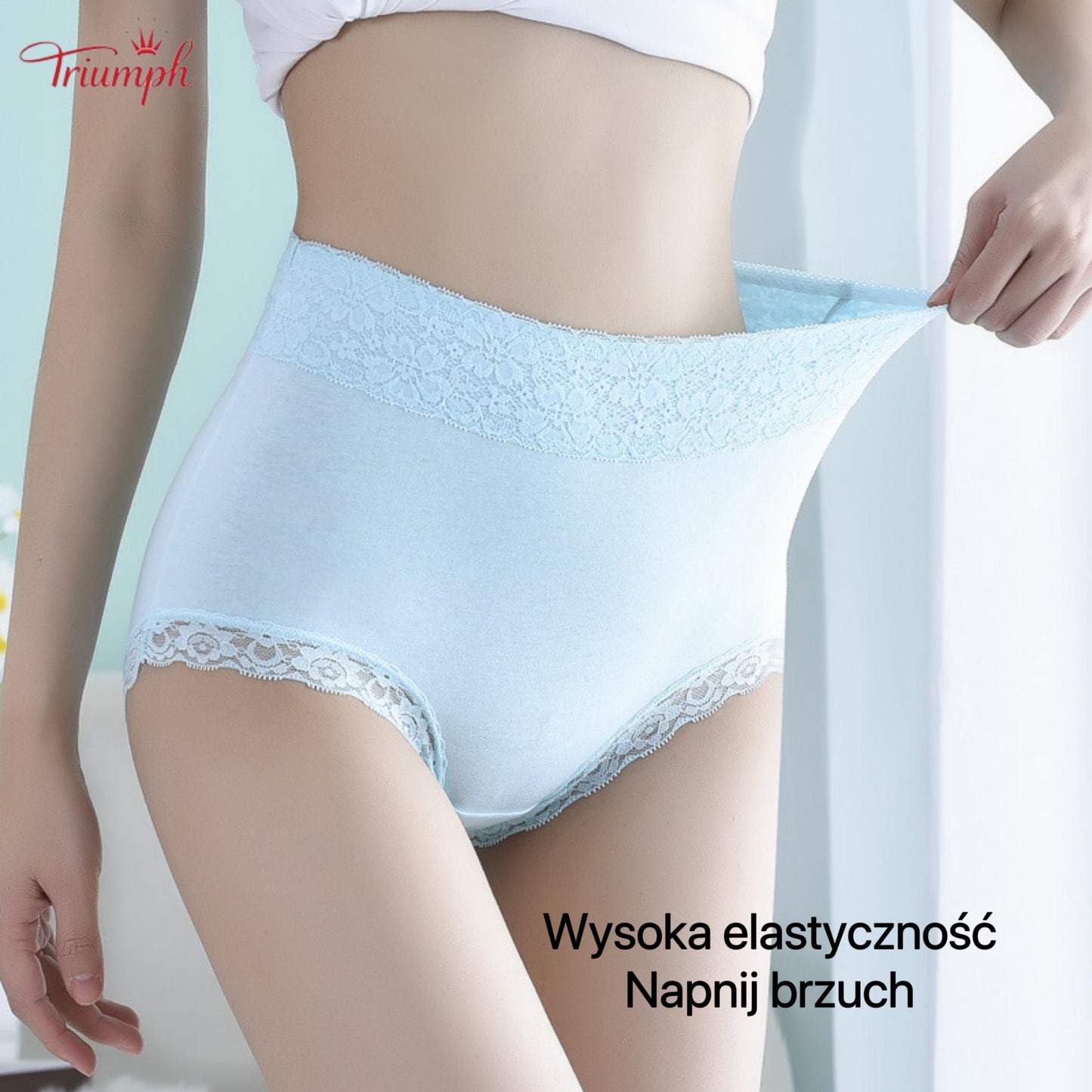 Triumph - Majtki Koronkowe w Zestawie 4 Sztuki，Darmowa Wysyłka，Nadaje Się do 40-90 KG