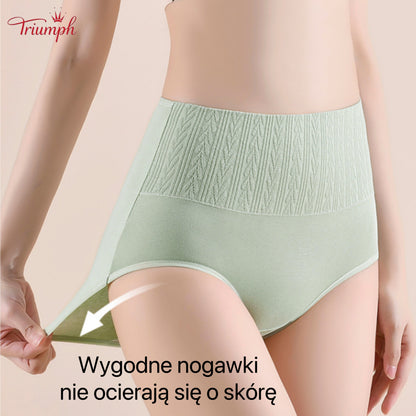 Triumph - 4 Sztuki Bawełnianych Majtek, Modelujących Brzuch, Podnoszących Pośladki, Darmowa dostawa
