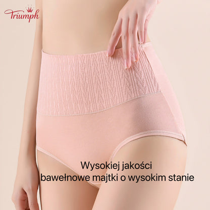 Triumph - 4 Sztuki Bawełnianych Majtek, Modelujących Brzuch, Podnoszących Pośladki, Darmowa dostawa