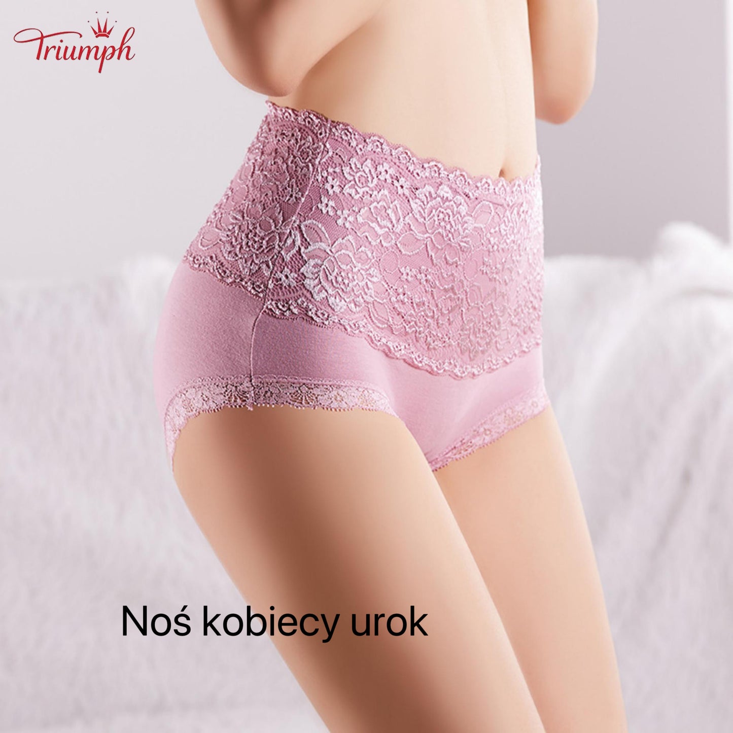 Triumph - Darmowa Wysyłka. 4 Sztuki Wysokiej Jakości Koronkowych Majtek. Wygodne i Miękkie