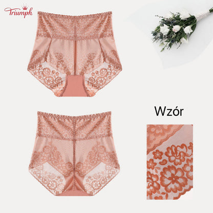 Triumph - 4-Pak Seksownych Koronkowych Majtek, Popularna Koronka, Wysoka Jakość, Darmowa wysyłka, Odpowiednie Dla Osób o Wadze 40–120 kg