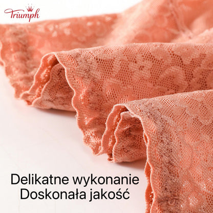 Triumph - 4-Pak Seksownych Koronkowych Majtek, Popularna Koronka, Wysoka Jakość, Darmowa wysyłka, Odpowiednie Dla Osób o Wadze 40–120 kg