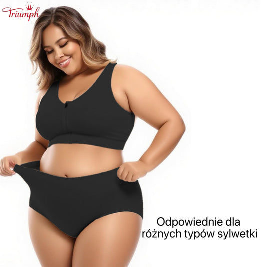 Triumph - Zestaw 4 Majtek Bawełnianych Wysokiej Jakości, Bezpłatna Wysyłka, Napnij Brzuch, Lifting Pośladków