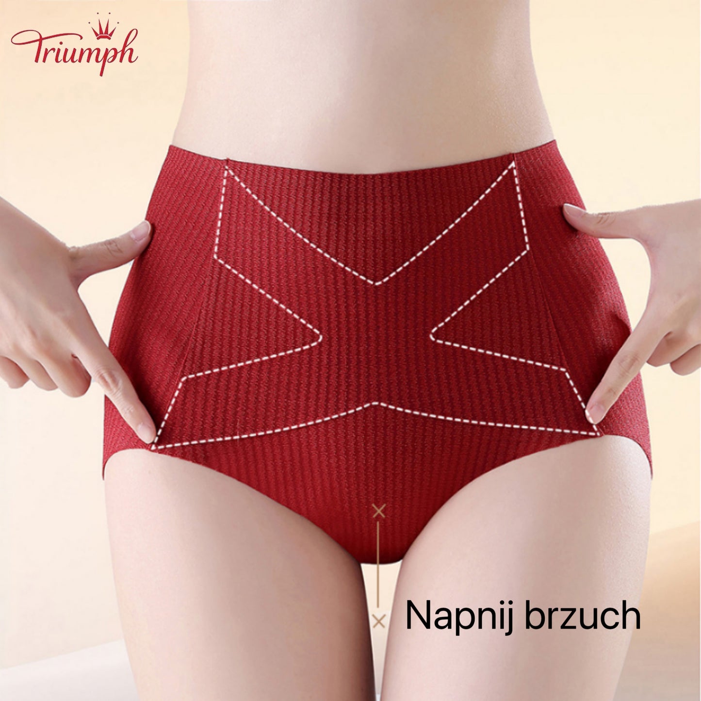 Triumph - 4 Sztuki Bawełnianych Majtek, Modelujących Brzuch, Podnoszących Pośladki, Darmowa dostawa