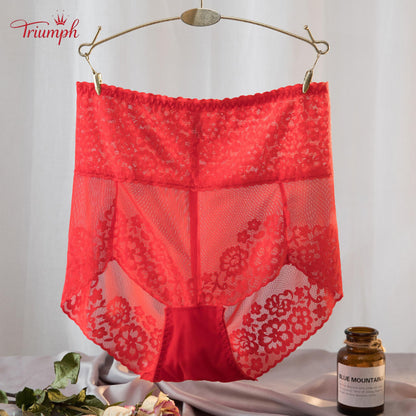 Triumph - 4-Pak Seksownych Koronkowych Majtek, Popularna Koronka, Wysoka Jakość, Darmowa wysyłka, Odpowiednie Dla Osób o Wadze 40–120 kg