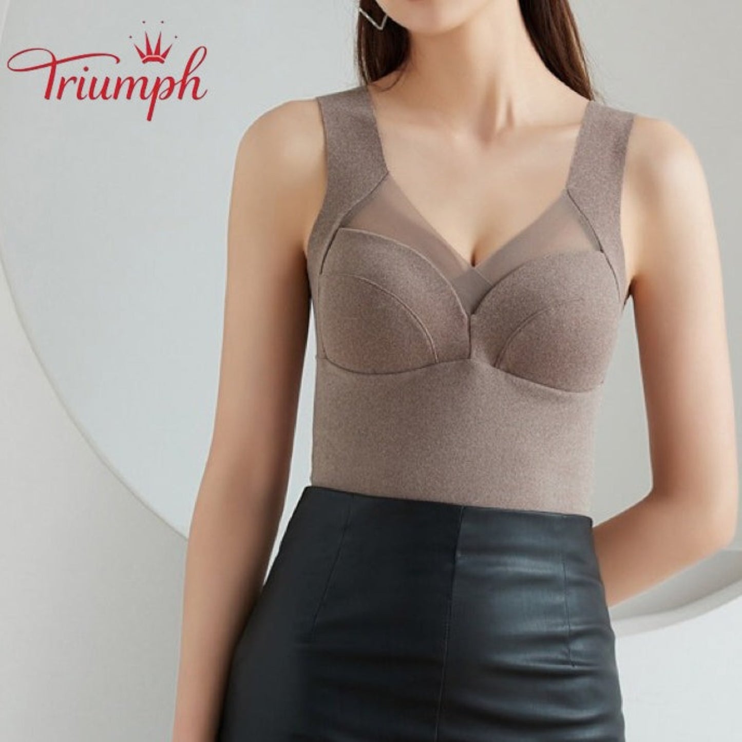 Triumph  3-pak Bielizny Termoaktywnej, Dodatkowo Aksamitnej, Utrzymuj Ciepło, Super Rozciągliwej, Z Wkładką na Klatkę Piersiową