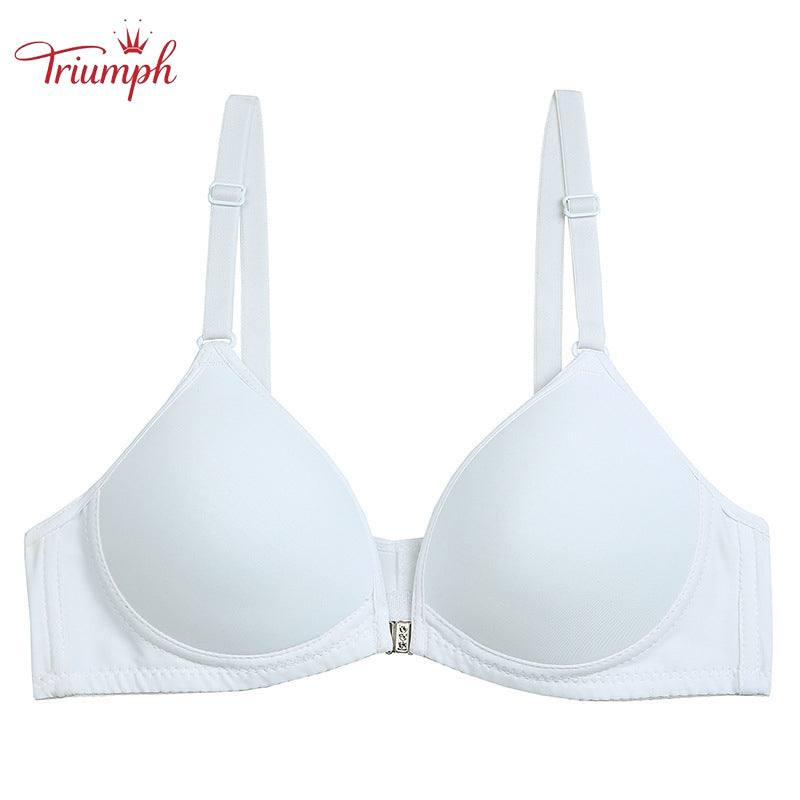 Triumph-Biustonosz 3-Pak, Bezpłatna Wysyłka, Biustonosz Zapinany z Przodu, Bez Fiszbin, Seksowny, Wygodny, Bez Rozejmu, Push Up