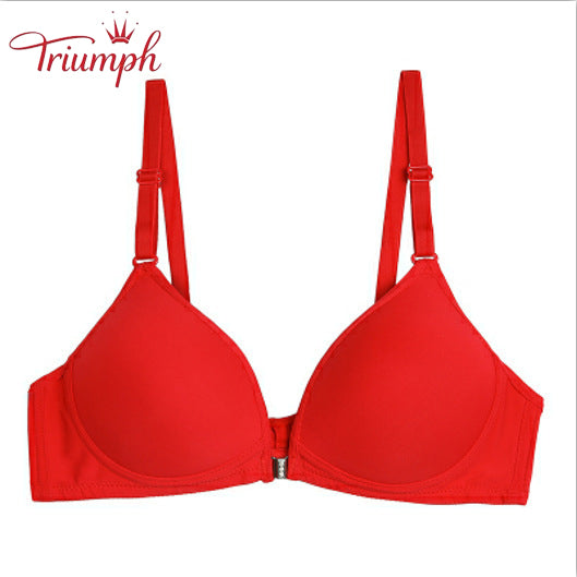 Triumph-Biustonosz 3-Pak, Bezpłatna Wysyłka, Biustonosz Zapinany z Przodu, Bez Fiszbin, Seksowny, Wygodny, Bez Rozejmu, Push Up