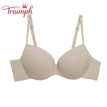 Triumph  Damski Biustonosz z Gąbką, Bezpłatna Wysyłka, 3-Pakowy Biustonosz Push-Up, Oddychający, Lekki
