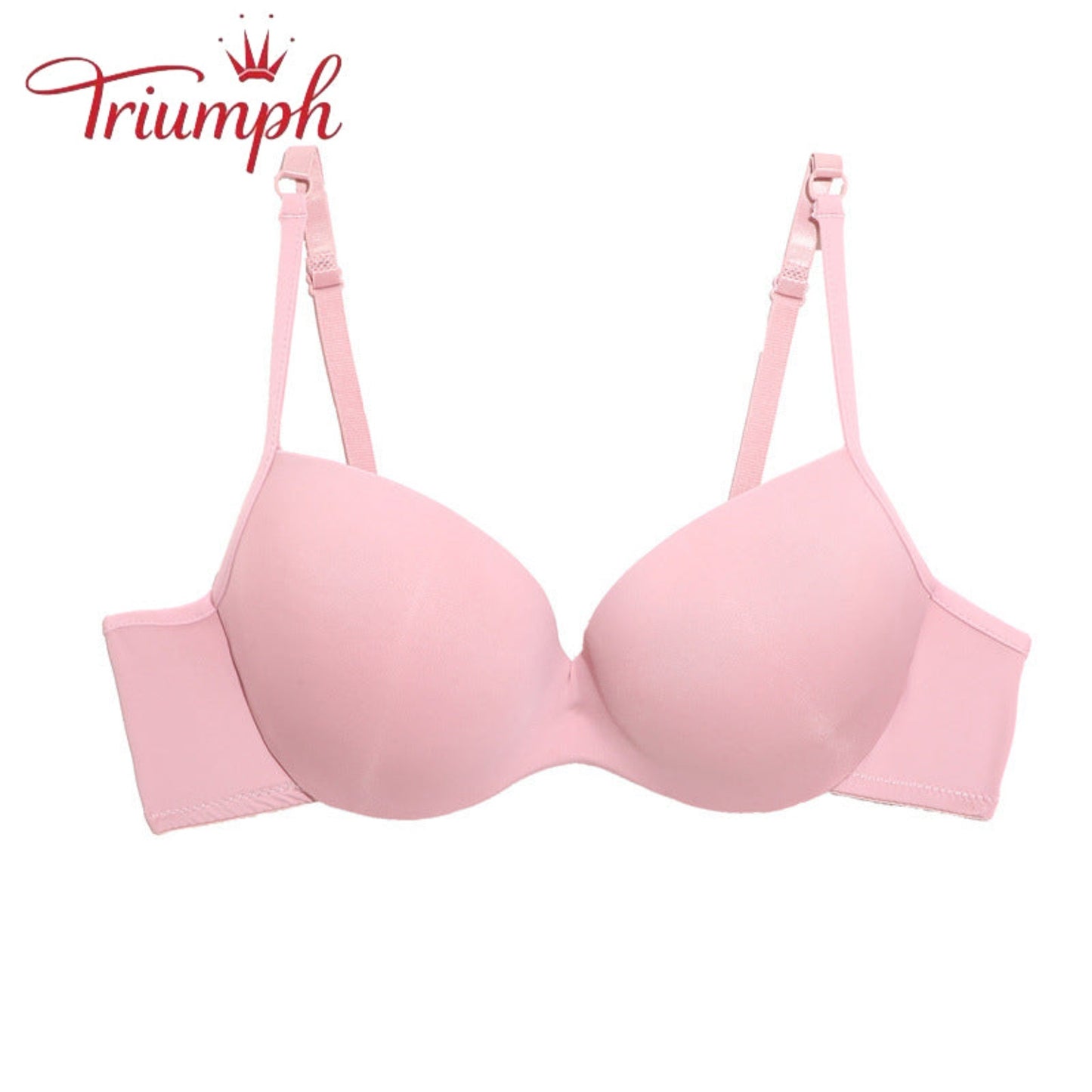 Triumph  Damski Biustonosz z Gąbką, Bezpłatna Wysyłka, 3-Pakowy Biustonosz Push-Up, Oddychający, Lekki