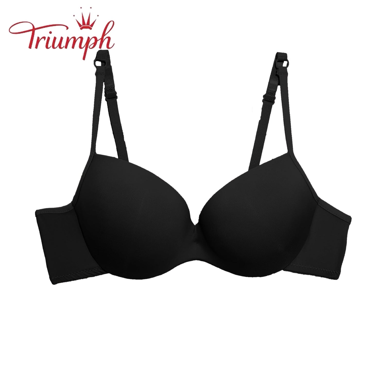 Triumph  Damski Biustonosz z Gąbką, Bezpłatna Wysyłka, 3-Pakowy Biustonosz Push-Up, Oddychający, Lekki