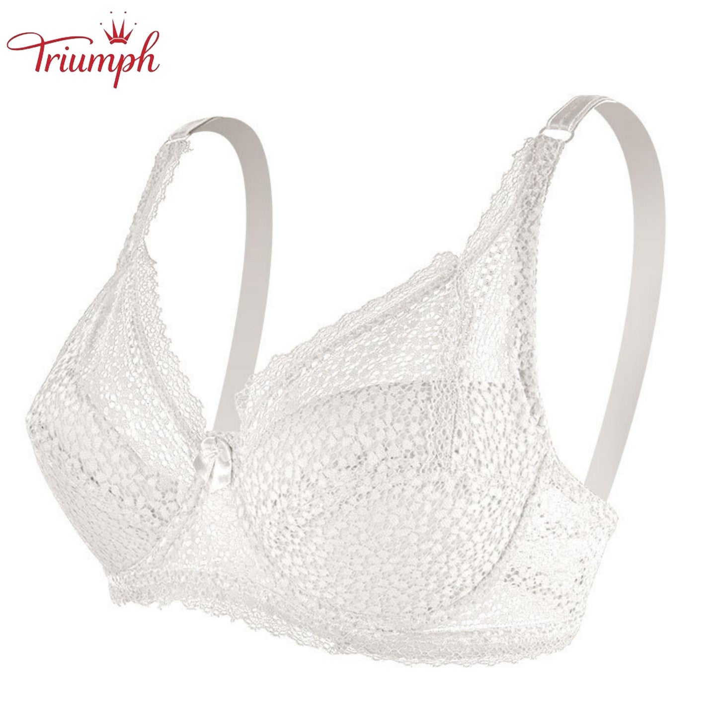 Triumph - 3-Pak Seksownych Koronkowych Biustonoszy Push-Up，Cienki，Wygodny，Oddychający