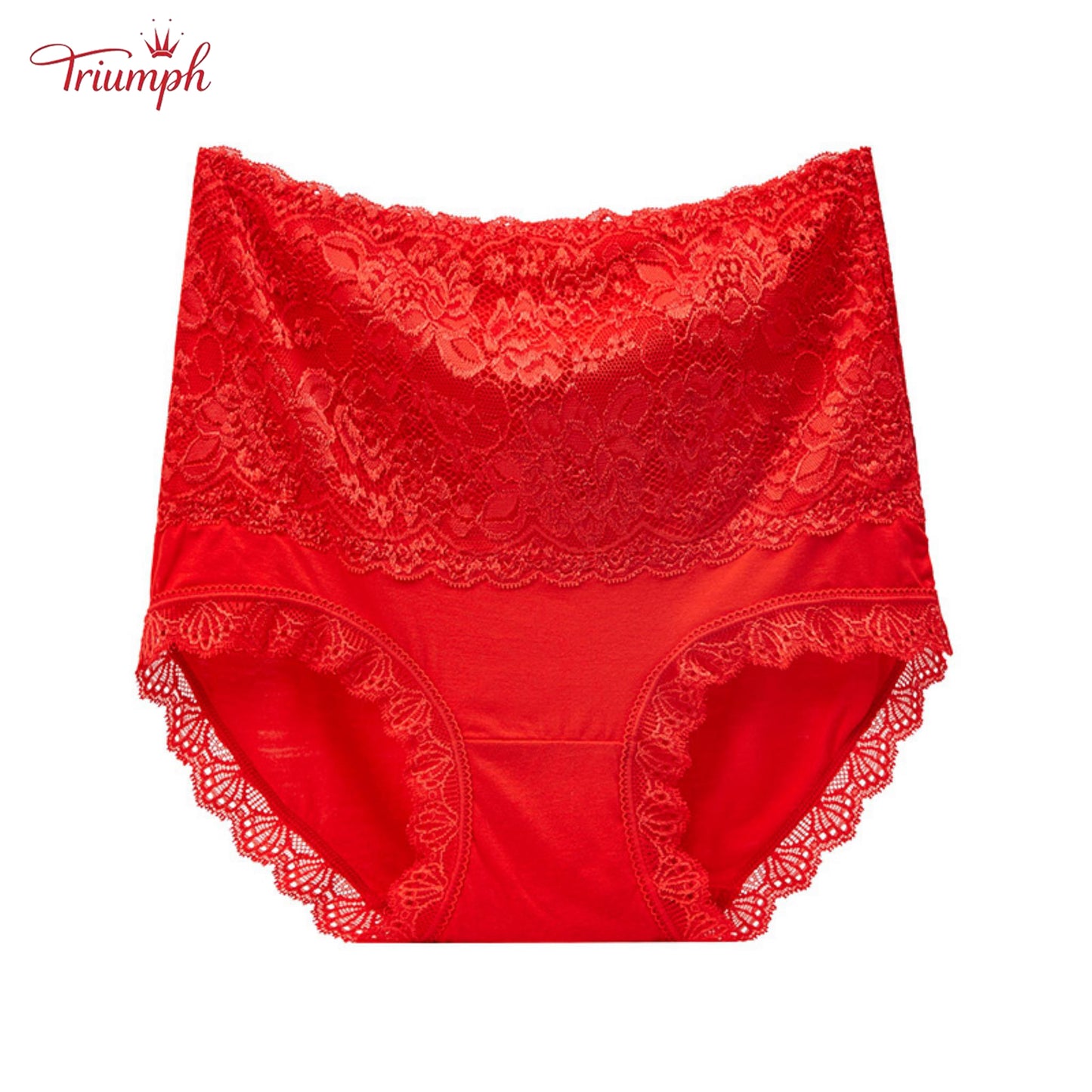 Triumph - Darmowa Wysyłka. 4 Sztuki Wysokiej Jakości Koronkowych Majtek. Wygodne i Miękkie