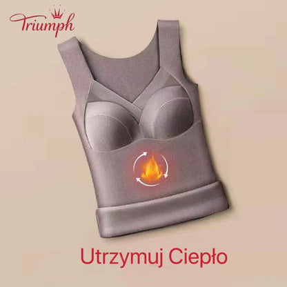 Triumph  3-pak Bielizny Termoaktywnej, Dodatkowo Aksamitnej, Utrzymuj Ciepło, Super Rozciągliwej, Z Wkładką na Klatkę Piersiową