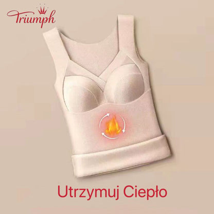 Triumph  3-pak Bielizny Termoaktywnej, Dodatkowo Aksamitnej, Utrzymuj Ciepło, Super Rozciągliwej, Z Wkładką na Klatkę Piersiową